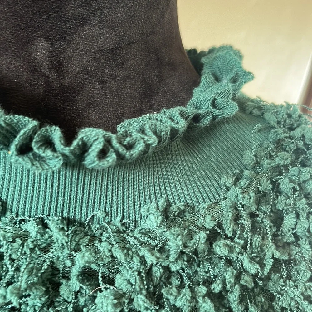 Green sweater - Picture 3 of 5